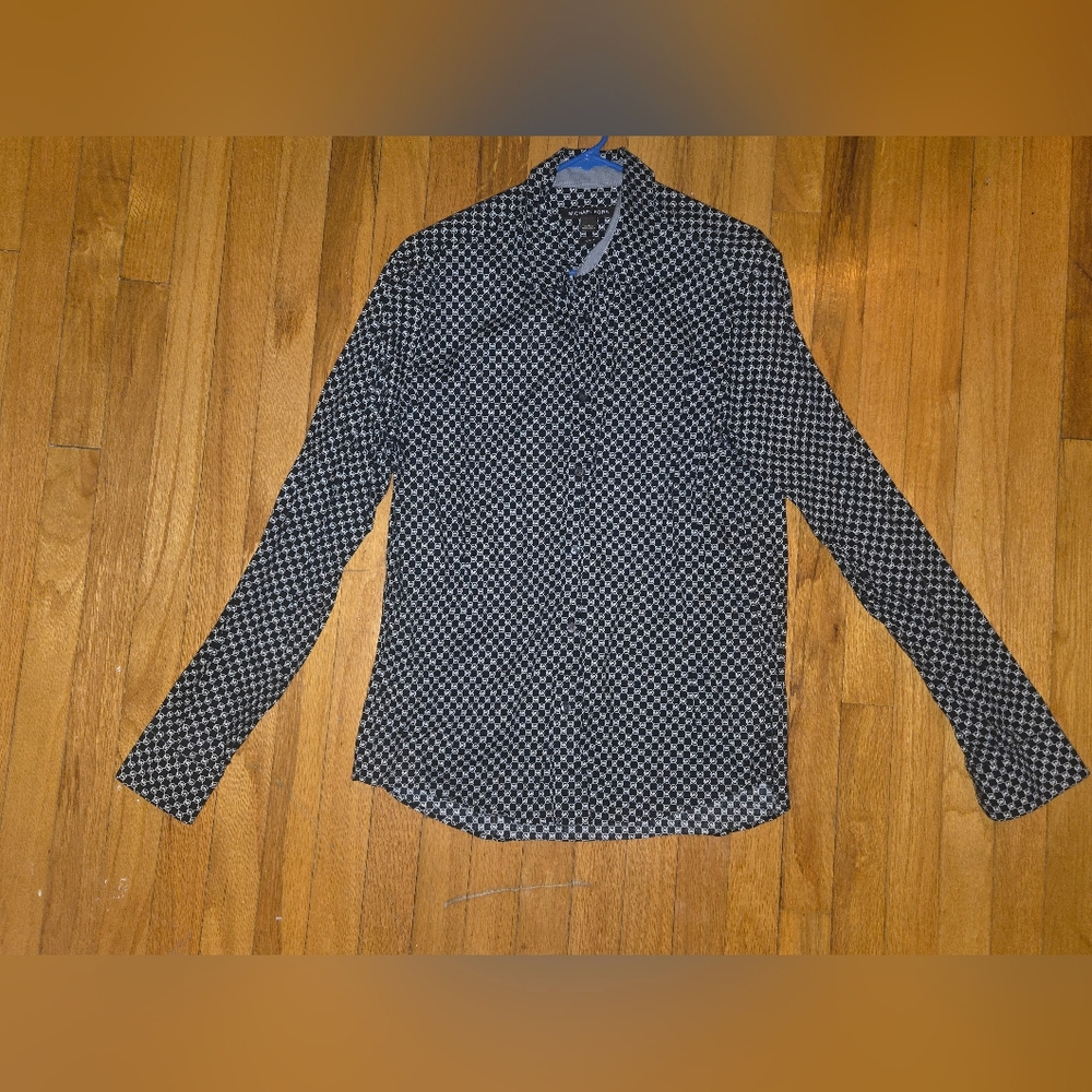 Michael Kors Black and White Logo Shirt